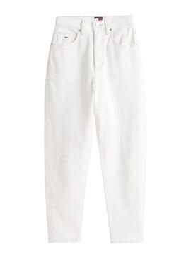 Jean blanc Tommy Jeans Mom pour femme