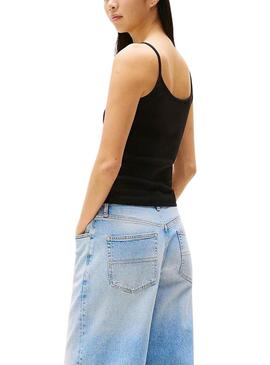 T-shirt Tommy Jeans Strappy noir pour femme