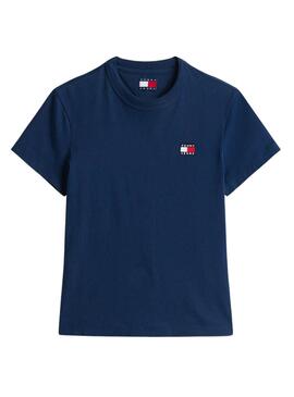 T-shirt Tommy Jeans Badge bleu pour femme
