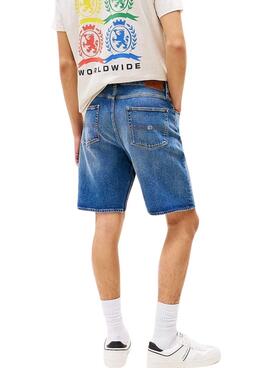 Bermudes Tommy Jeans Isaac bleu pour homme