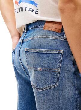 Bermudes Tommy Jeans Isaac bleu pour homme
