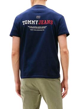 Maillot Tommy Jeans ADN bleu marine pour hommes