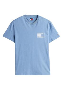 T-shirt oversize Tommy Jeans Paisley bleue pour homme