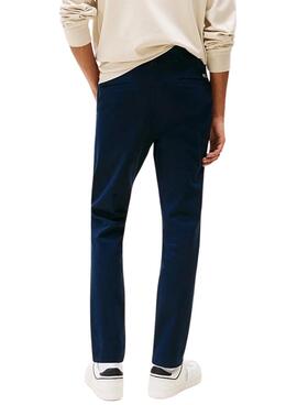 Pantalon chinois Tommy Jeans Austin bleu marine pour homme