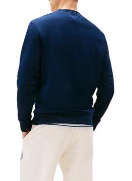 Sweat-shirt Tommy Jeans Badge bleu marine pour homme