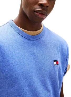 T-shirt Tommy Jeans Badge bleue pour homme