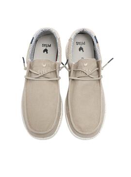 Chaussures de marche Pitas pour hommes en beige