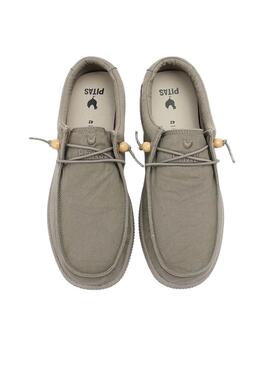 Chaussures Walkin Pitas Wallabi vertes pour homme