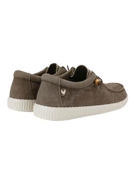 Chaussures Walkin Pitas Wallabi bleu toasté pour hommes