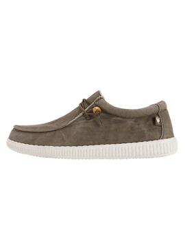 Chaussures Walkin Pitas Wallabi bleu toasté pour hommes