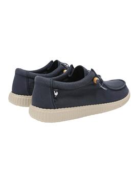 Chaussures Wallabi bleu marine pour homme.