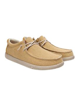 Chaussures Walkin Pitas Steve moutarde pour homme