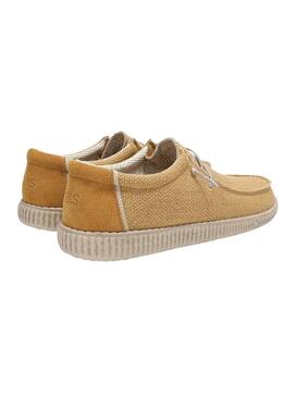 Chaussures Walkin Pitas Steve moutarde pour homme