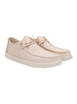 Chaussures Walkin Pitas Fira beige pour femme