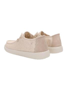 Chaussures Walkin Pitas Fira beige pour femme