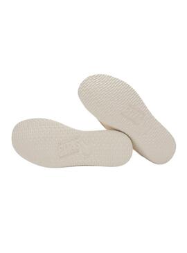 Chaussures Walkin Pitas Fira beige pour femme