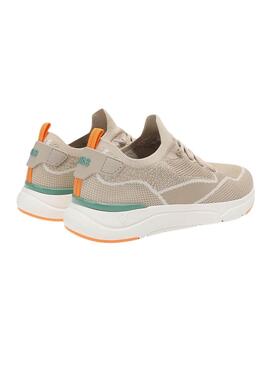 Chaussures Walkin Pitas Cue beige pour homme