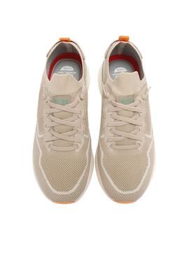 Chaussures Walkin Pitas Cue beige pour homme
