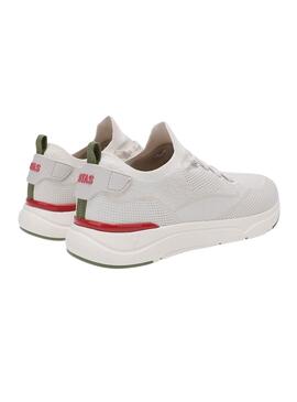 Chaussures de marche blanches pour hommes Pitas Cue