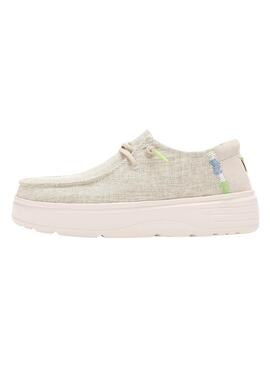 Chaussures Walkin Pitas Poppy beige pour femme