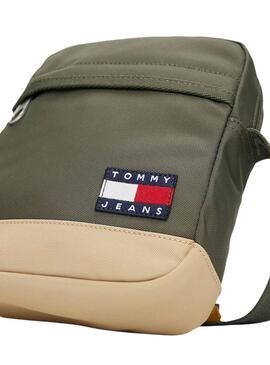 Reporter quotidien vert Tommy Jeans pour homme