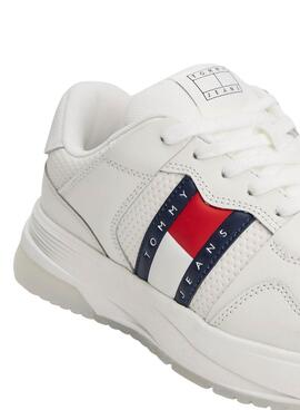 Chaussures Tommy Jeans Retrocasual blanches pour homme