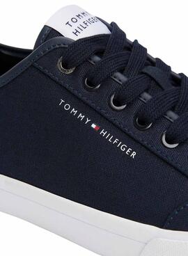 Baskets Tommy Hilfiger Core bleu marine pour homme