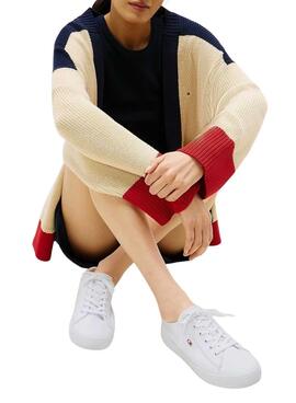Chaussures Tommy Hilfiger Vulc blanches pour femmes