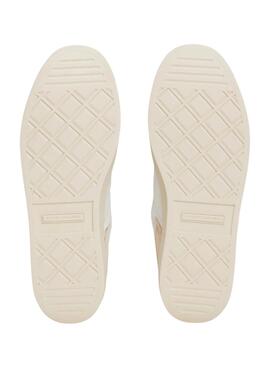 Sneakers Tommy Jeans Heritage pastel pour femme.