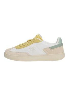 Sneakers Tommy Jeans Heritage pastel pour femme.