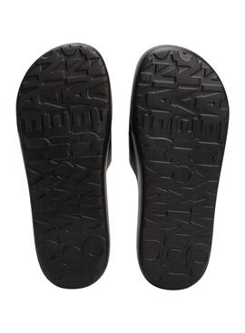 Sandales Tommy Jeans Chunky Pool noires pour femmes