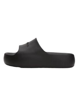 Sandales Tommy Jeans Chunky Pool noires pour femmes
