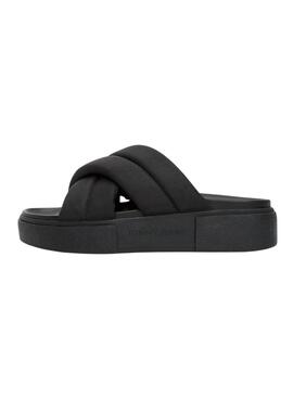 Sandales Tommy Jeans Flatform noir pour femme