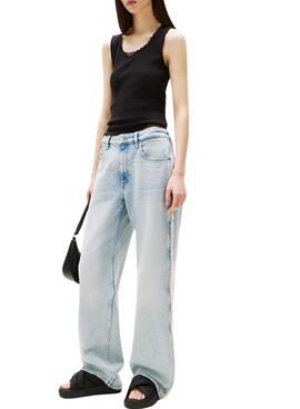 Sandales Tommy Jeans Flatform noir pour femme