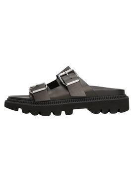 Sandales Tommy Jeans Double Strap noir pour femme