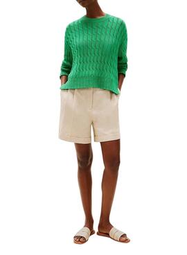 Sandales Tommy Hilfiger en toile beige pour femme