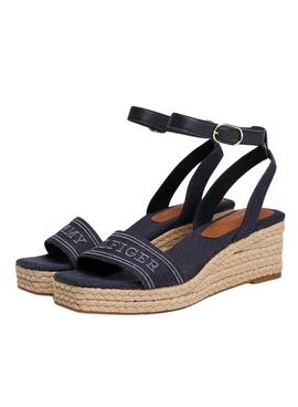 Sandales en denim pour femme Tommy Hilfiger