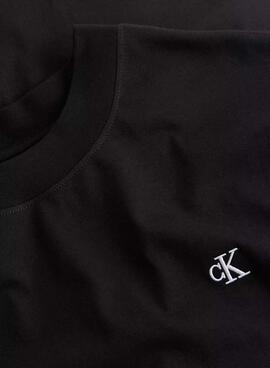 T-shirt Calvin Klein Jeans Serif noir pour homme