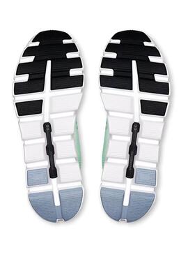 Chaussures On Cloud 6 vertes et bleues pour homme