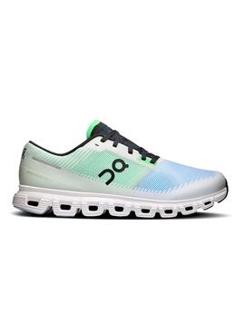 Chaussures On Cloud 6 vertes et bleues pour homme