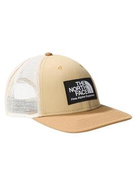 Casquette The North Face Mudder Trucker beige pour homme et femme.