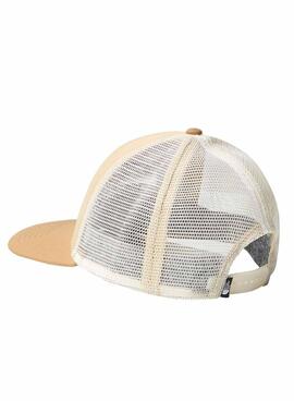 Casquette The North Face Mudder Trucker beige pour homme et femme.