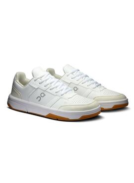Chaussures de course On Running The Roger Clubhouse blanc pour homme