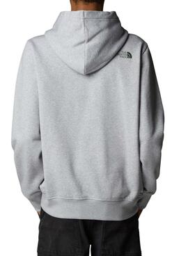 Sweat à capuche The North Face Drew gris pour homme