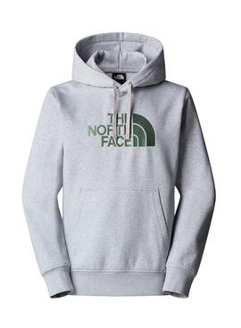 Sweat à capuche The North Face Drew gris pour homme