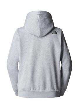 Sweat à capuche The North Face Drew gris pour homme