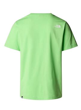 T-shirt The North Face Easy vert pour homme.
