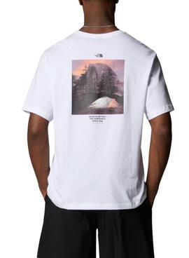 T-shirt The North Face Camping blanc pour homme