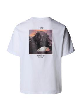 T-shirt The North Face Camping blanc pour homme