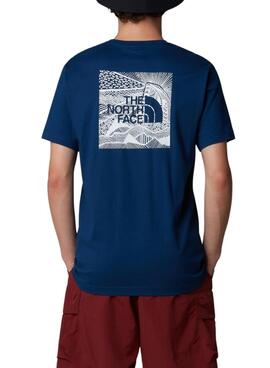 T-shirt The North Face Celebration bleue pour homme